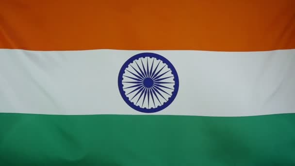 Bandiera tessile reale rallentatore dell'India
 - Filmati, video