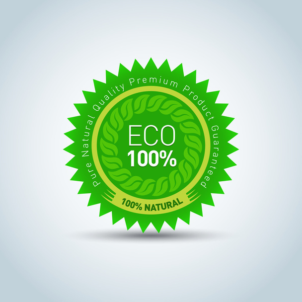 エコのロゴのテンプレート  - ベクター画像