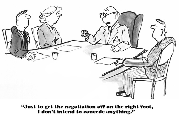 Negotiation on Wrong Foot - Photo, Image