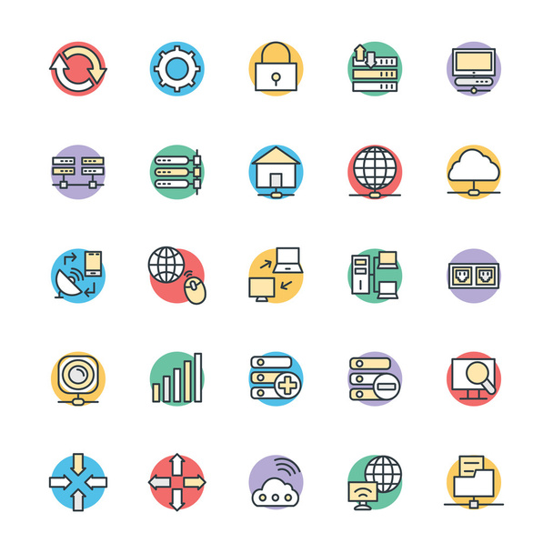 Networking Cool Vector Icons 2 - Vektor, obrázek