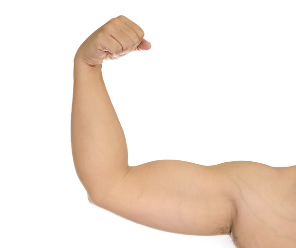 güçlü adam kol izole - Fotoğraf, Görsel