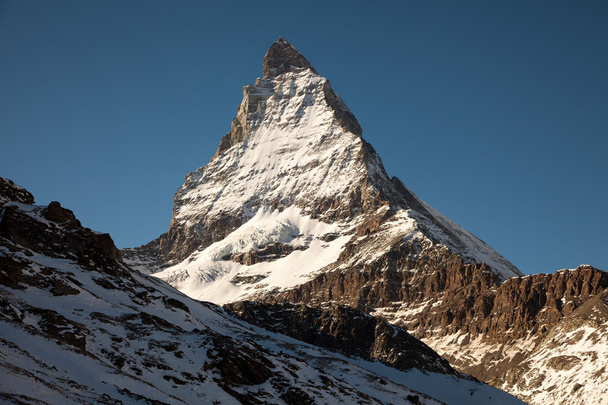 Aussichtsreiche Aussicht auf das Matterhorn, Schweiz - Foto, Bild