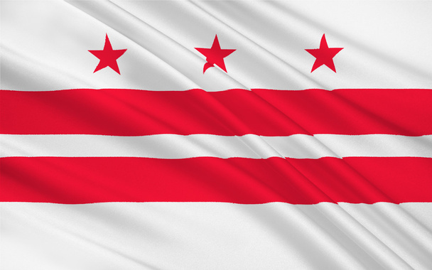 Bandeira de Washington, D.C., EUA
 - Foto, Imagem