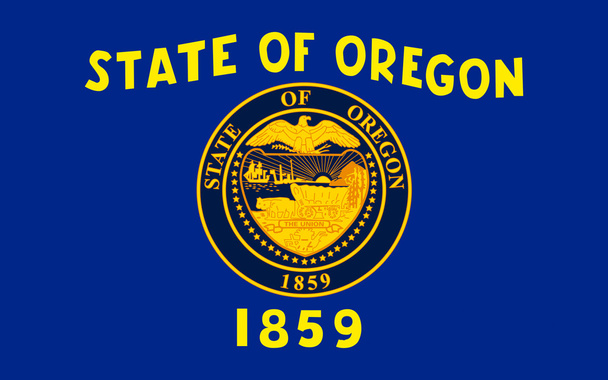 Bandiera dell'Oregon, USA
 - Foto, immagini