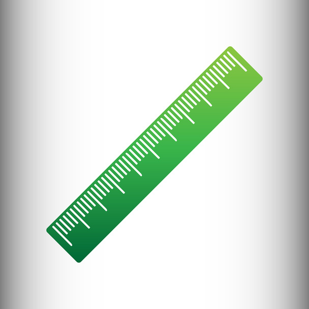 Signo de regla de centímetro
 - Vector, Imagen