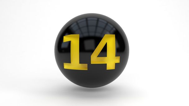 ball Number 3d - Photo, Image