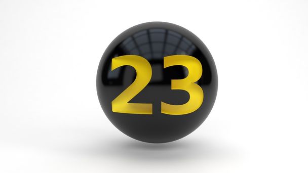 ball Number 3d - Photo, Image