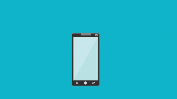 Mobilní telefon ikony designu  - Záběry, video