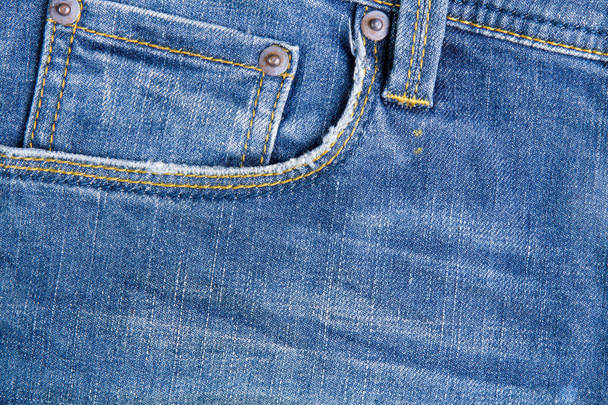 Синяя джинсовая текстура. текстура синей джинсовой ткани. Джинсы backgr
 - Фото, изображение