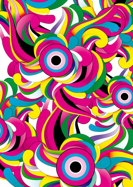 abstract colorful print - Foto, Bild