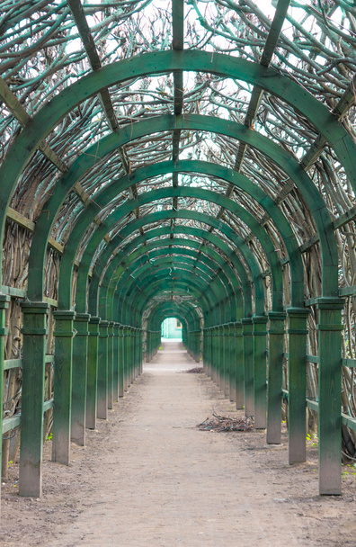 scenic artificial arcs in park - Valokuva, kuva