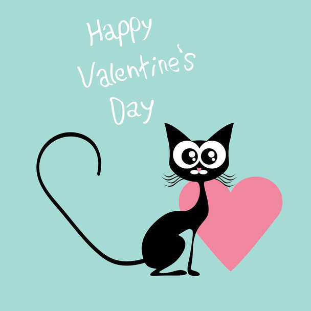 Valentines day card - Vector, afbeelding
