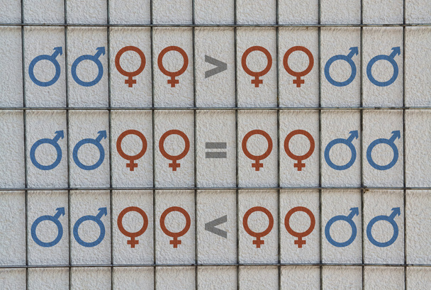 Two gender symbols - Photo, Image