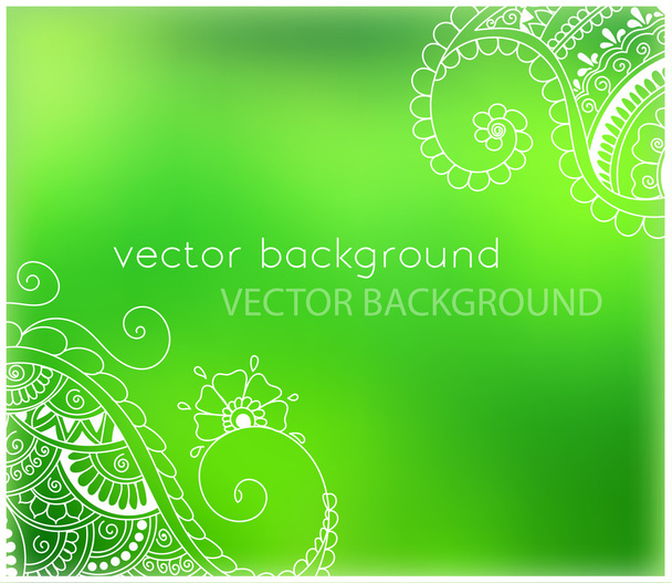 abstract vector patroon van een henna tatoeage - Vector, afbeelding