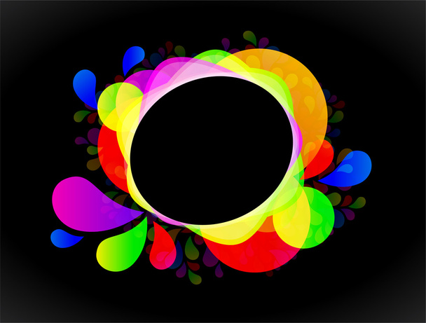 Colorful abstract frame - Вектор, зображення
