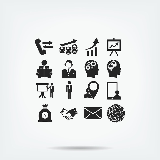 conjunto de iconos de negocio - Vector, imagen