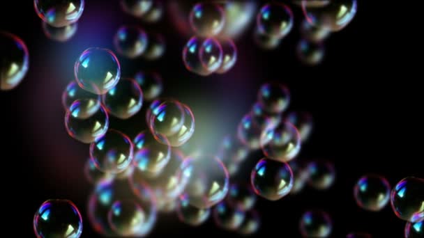Las burbujas de jabón flotan en el aire
 - Imágenes, Vídeo