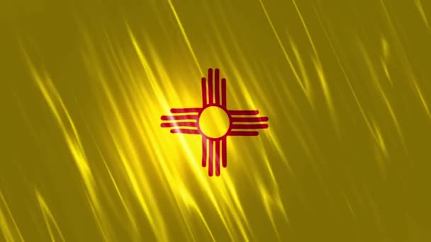 New Mexico State Loopable Flag - Footage, Video