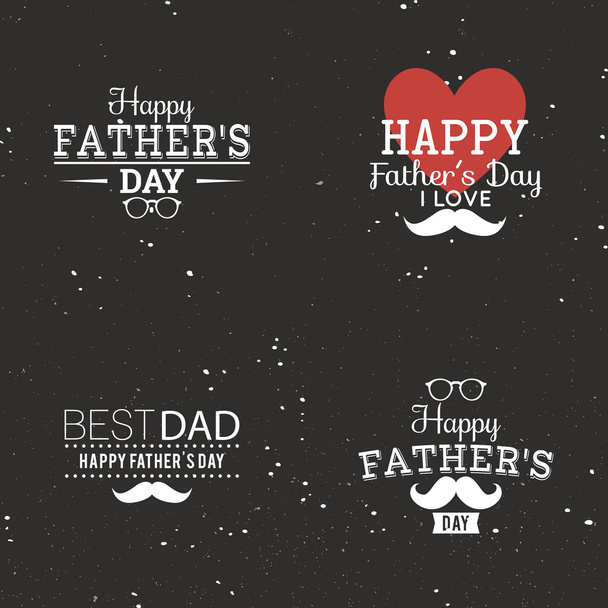 father day  labels - ベクター画像