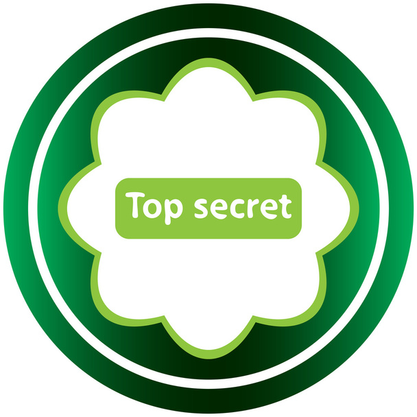 Зелена іконка верхній секрет
 - Вектор, зображення