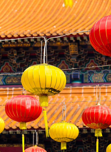 Feestelijke chinese lantern decoratie  - Foto, afbeelding