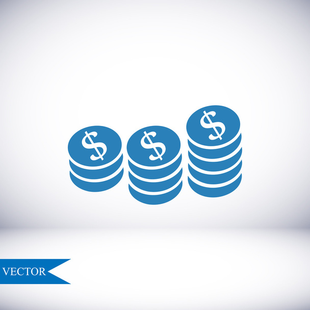 money vector icon - Vektor, Bild