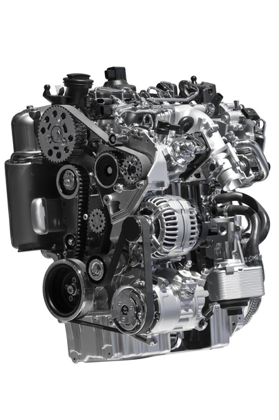 Motor diesel del coche
 - Foto, Imagen