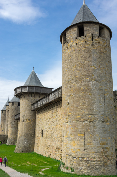 Castle and city walls of Carcassonne - Fotó, kép