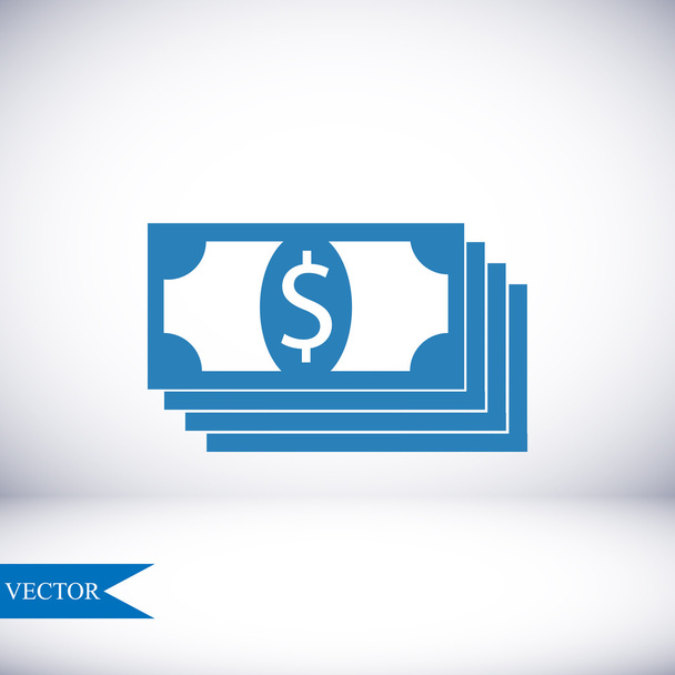 dollars vector icon - Vektor, Bild