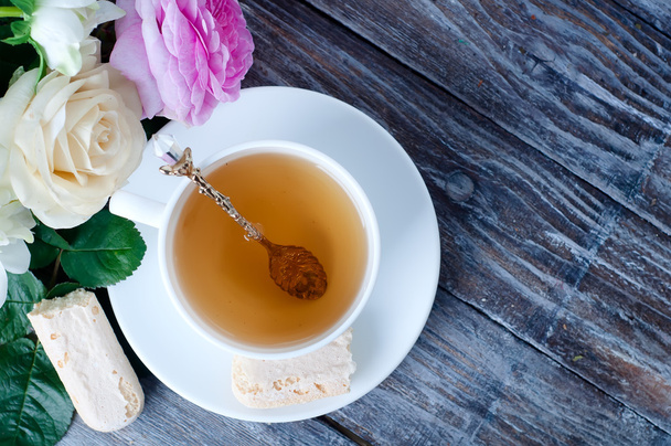 Чай в стиле Шабби Чик
 - Фото, изображение