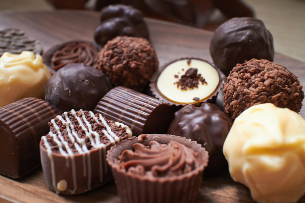 çikolatalı tatlılar çeşitli - Fotoğraf, Görsel
