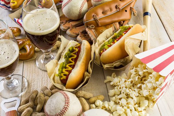 Baseball party food - Zdjęcie, obraz