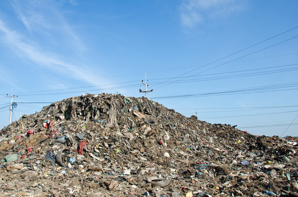 Mülldeponie für Deponiemüll - Foto, Bild