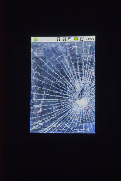 Screen mobile broken - Foto, imagen