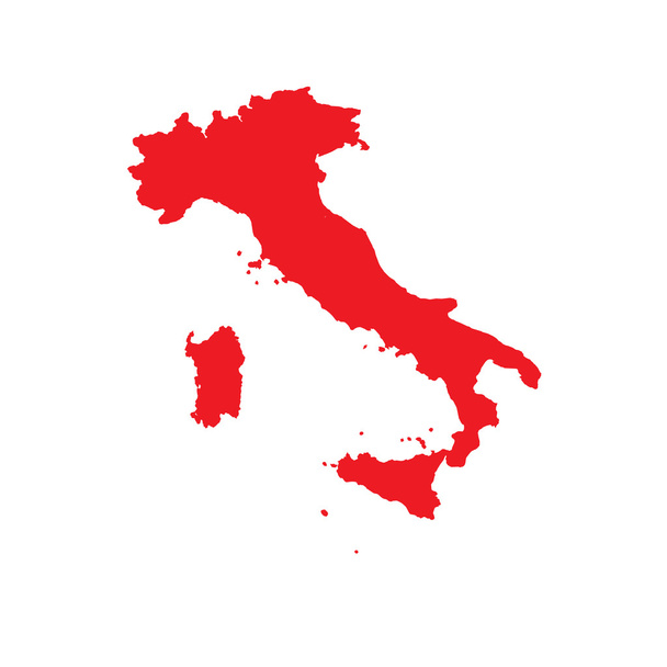 Map of the country of Italy - Fotó, kép