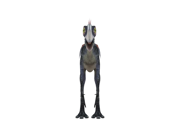 3D renderizado de un dinosaurio dentro de un escenario blanco
 - Foto, imagen