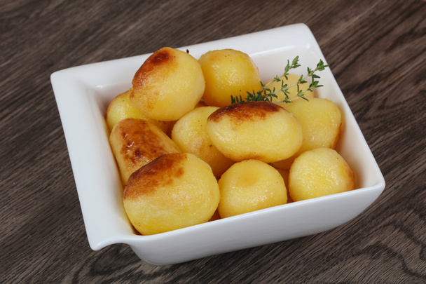 Золотой печёный картофель
 - Фото, изображение