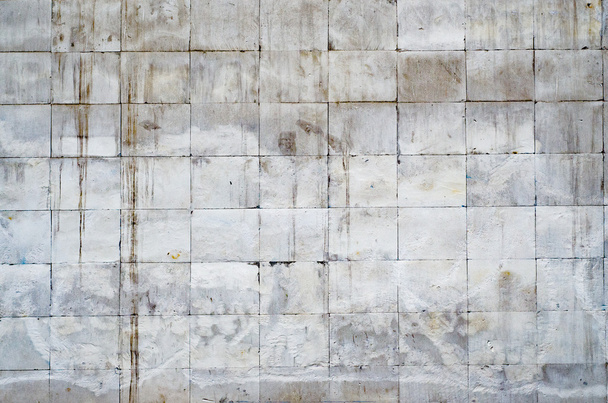 white vintage tile wall background - Photo, Image