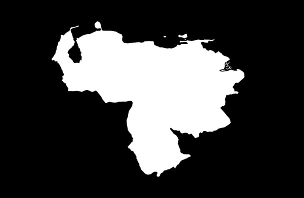 Bolivarian Republic of Venezuela map - Foto, afbeelding