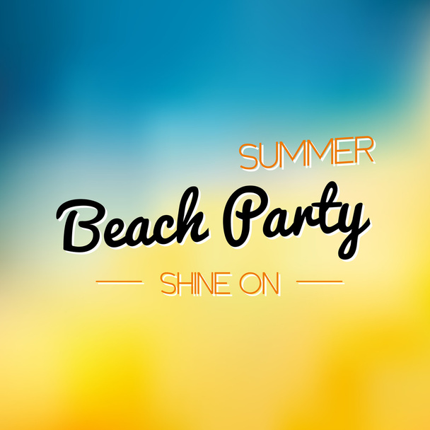 Summer Time logo Template - Vector, Image