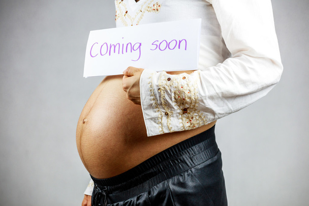 Ninth month of pregnancy. - Foto, Imagem