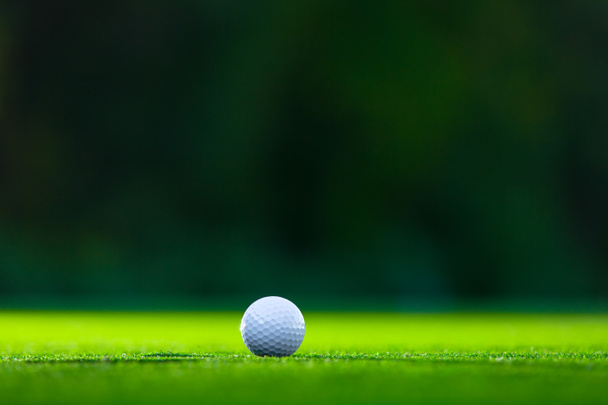 Golfball auf dem Rasen - Foto, Bild