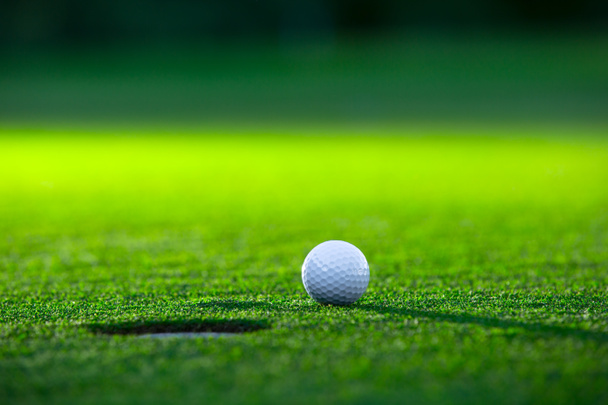 Golf ball on the lawn - Φωτογραφία, εικόνα
