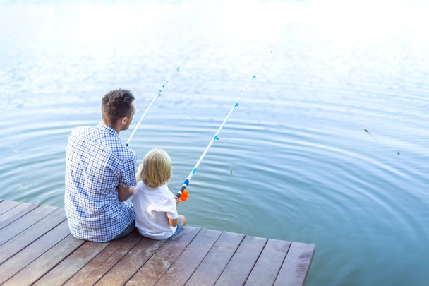 Father and son outdoors - Photo, image