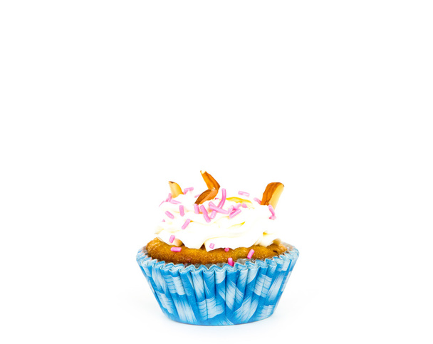 cupcake απομονωμένο σε λευκό φόντο - Φωτογραφία, εικόνα