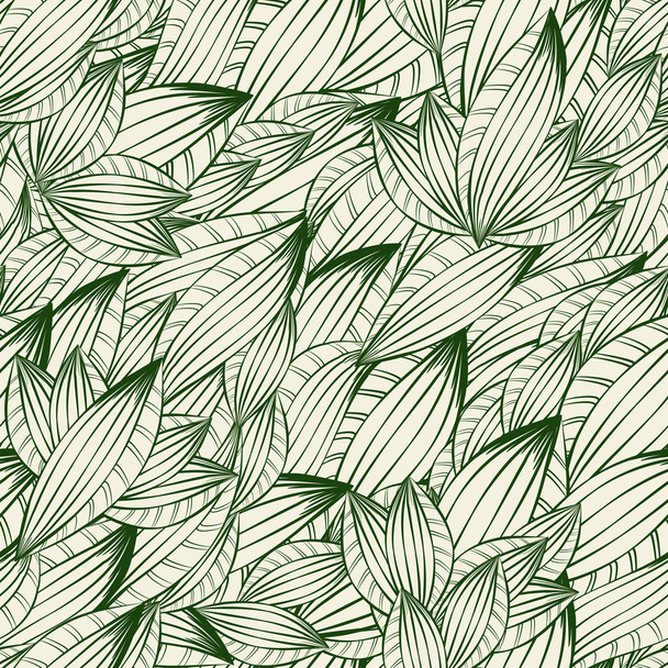 Plant seamless abstract pattern - Vector, Image