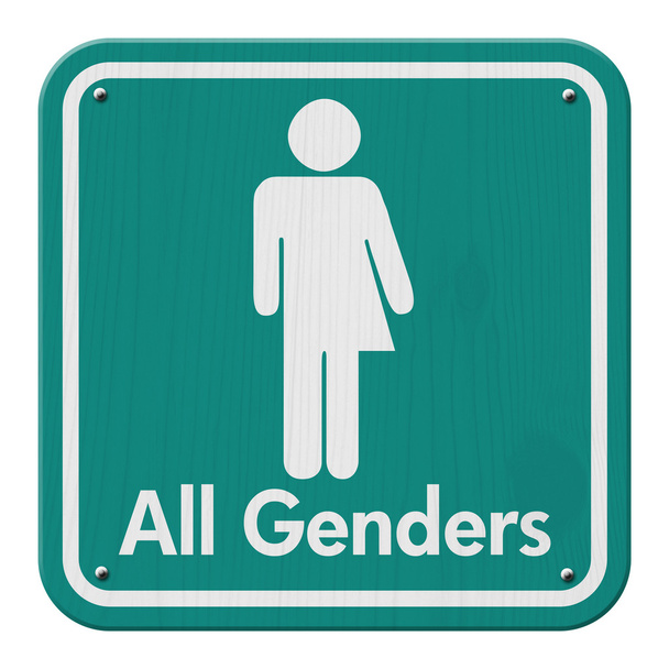Krickente Transgender-Zeichen - Foto, Bild
