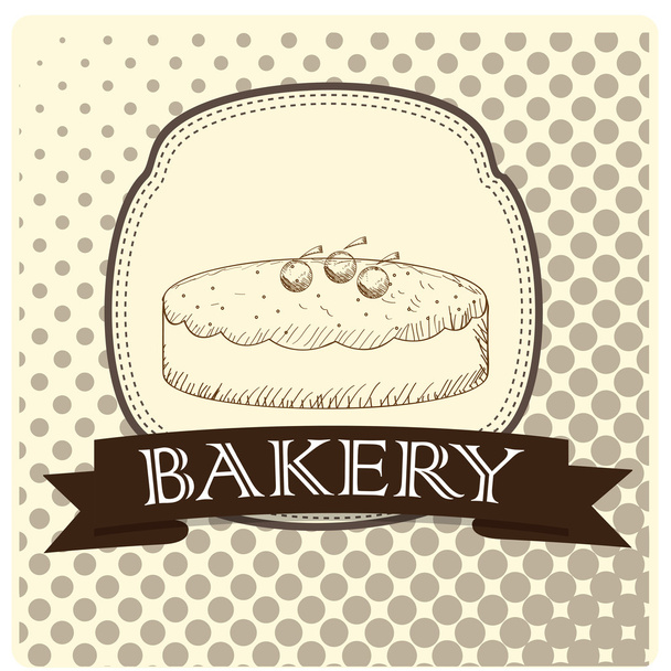 Vintage Bakery icon  - ベクター画像