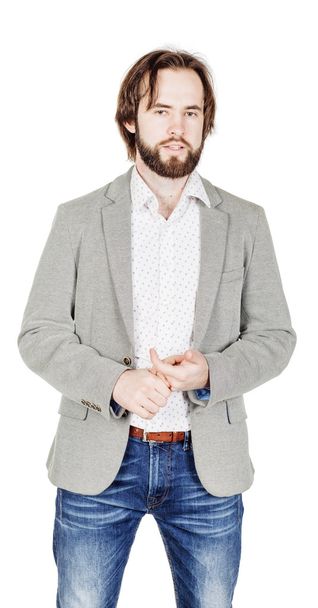 portrait of bearded man - 写真・画像