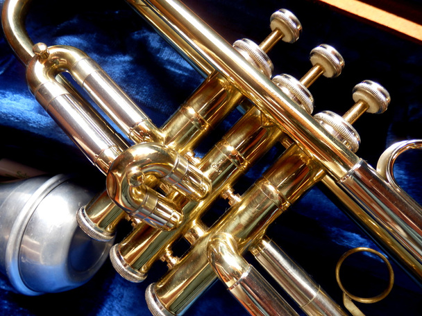 Brass Trumpet Valves - Photo, Image